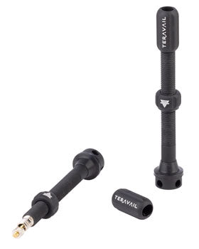 Teravail Alloy Tubeless Valves - 60mm - Matte Black