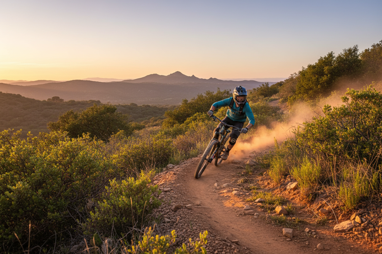 mountain biking san luis obispo morning glory trail
