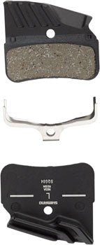Shimano N03A-RF Disc Brake Pad and Spring - Resin Compound, Finned Alloy Back Plate