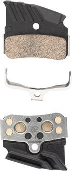 Shimano N04C-MF Disc Brake Pads and Springs - Metal Compound, Finned Alloy and Stainless Steel Back Plate
