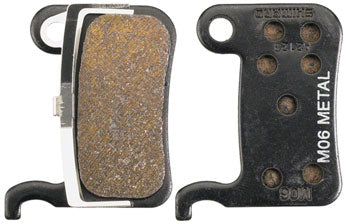Shimano M06-MX Disc Brake Pads and Springs - Metal Compound, Steel Back Plate