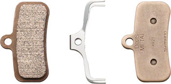 Shimano D02S-MX Disc Brake Pad and Spring - Metal Compound, Stainless Steel Back Plate