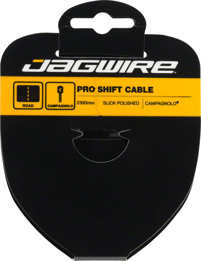 Jagwire Pro Shift Cable - 1.1 x 2300mm Polished Slick Stainless Steel For - Campagnolo