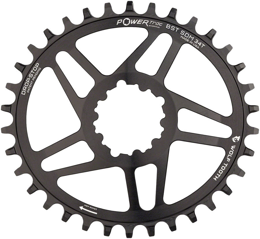 Wolf Tooth Elliptical SRAM Direct Mount Chainring - 34t