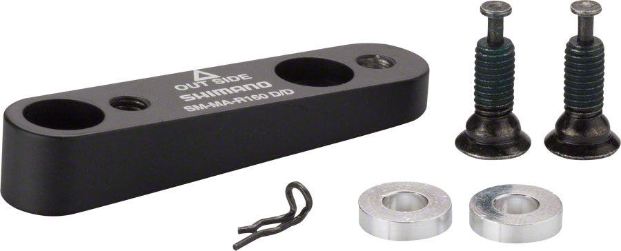Shimano R160D/D Disc Brake Adaptor for 160mm Rotor - Flat-Mount